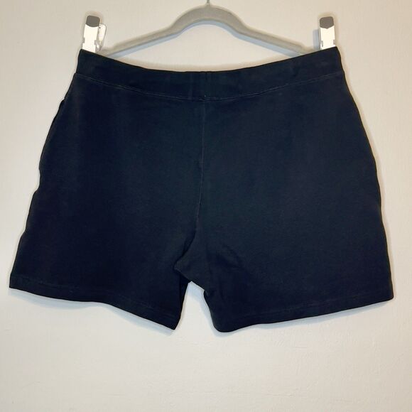 Ralph Lauren Cotton Shorts Men's XL Athletic Pony Drawstring Black Waffle Knit - Picture 2 of 6